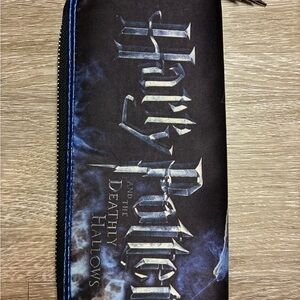 Warner Bros. Black and Silver Harry Potter Zip Around Wallet New